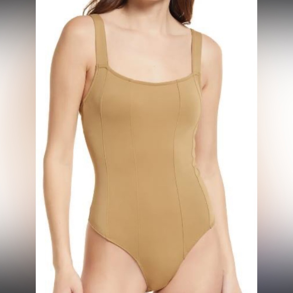 Good American Scuba Contour Bodysuit M/2 Nude Shapewear